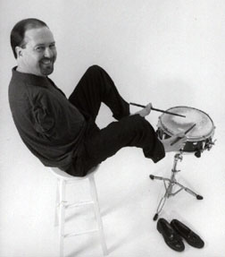 Alvin Law playing drums